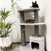 127.5cm Playground Paper Mache Cat Tree